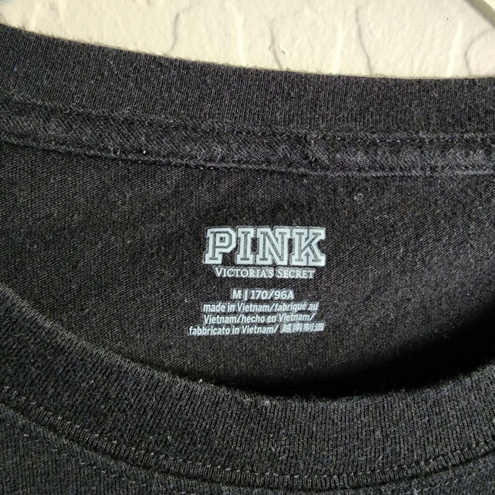 VS‎ PINK Crop long sleeve t-shirt Medium - Picture 4 of 8